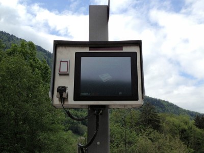 Borne self-service détail